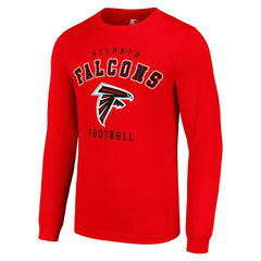 Atlanta Falcons Starter Long Sleeve T-Shirt - Red discount