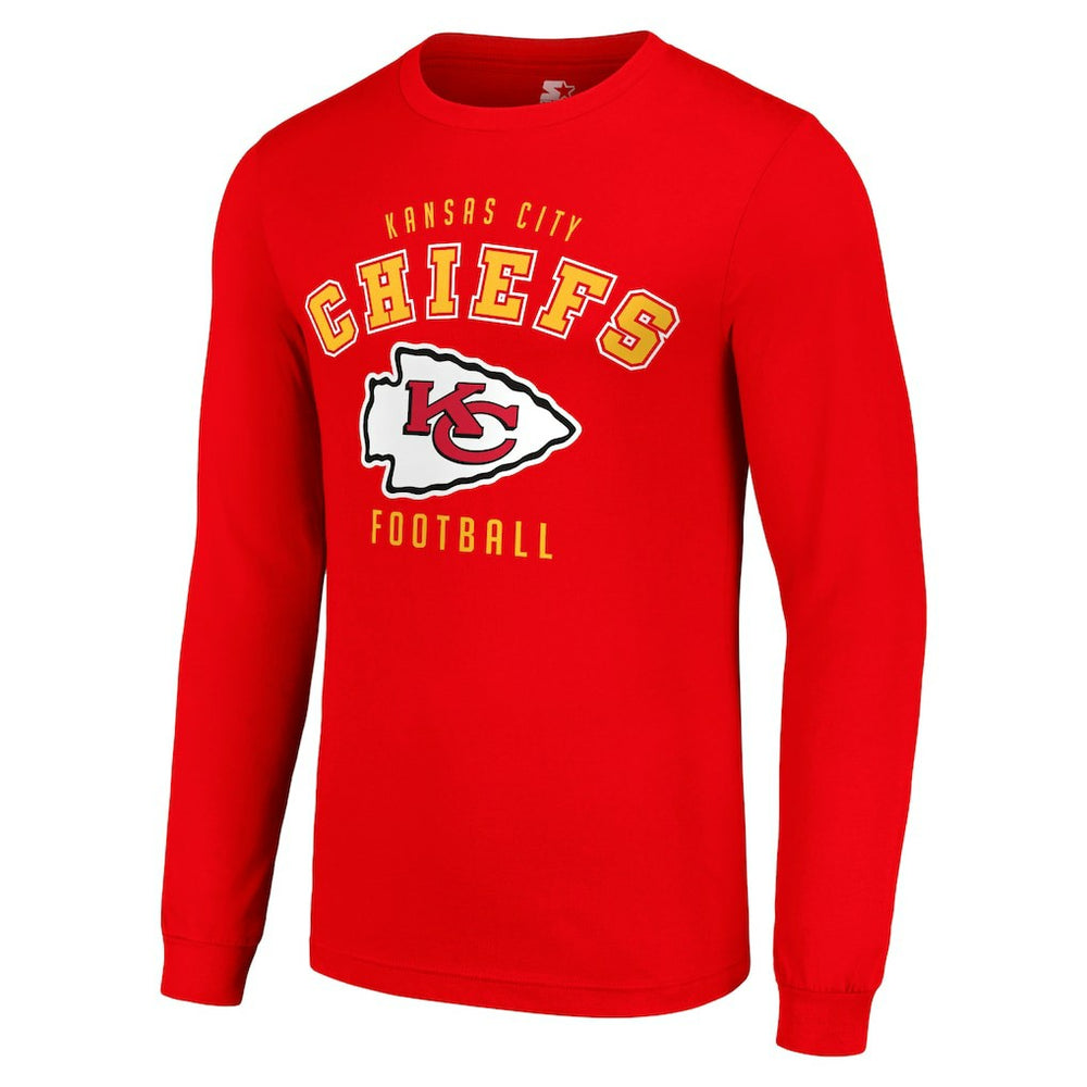 Kansas City Chiefs Starter Long Sleeve T-Shirt - Red discount