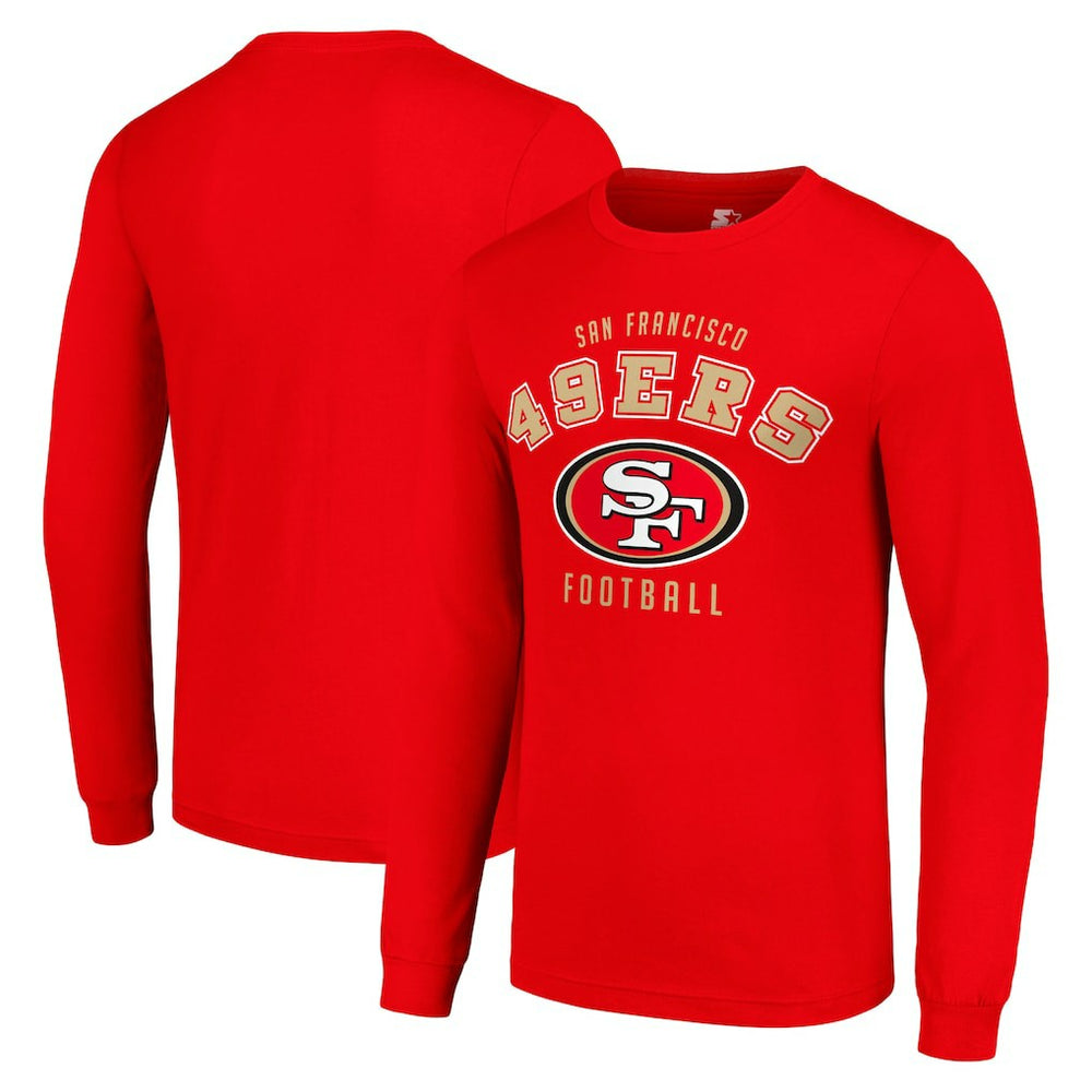 San Francisco 49ers Starter Long Sleeve T-Shirt - Scarlet sale