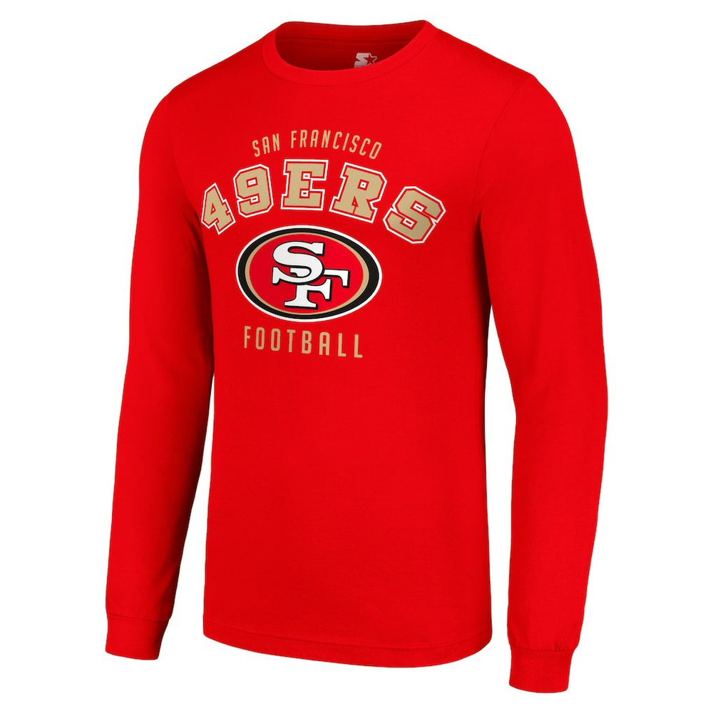 San Francisco 49ers Starter Long Sleeve T-Shirt - Scarlet sale