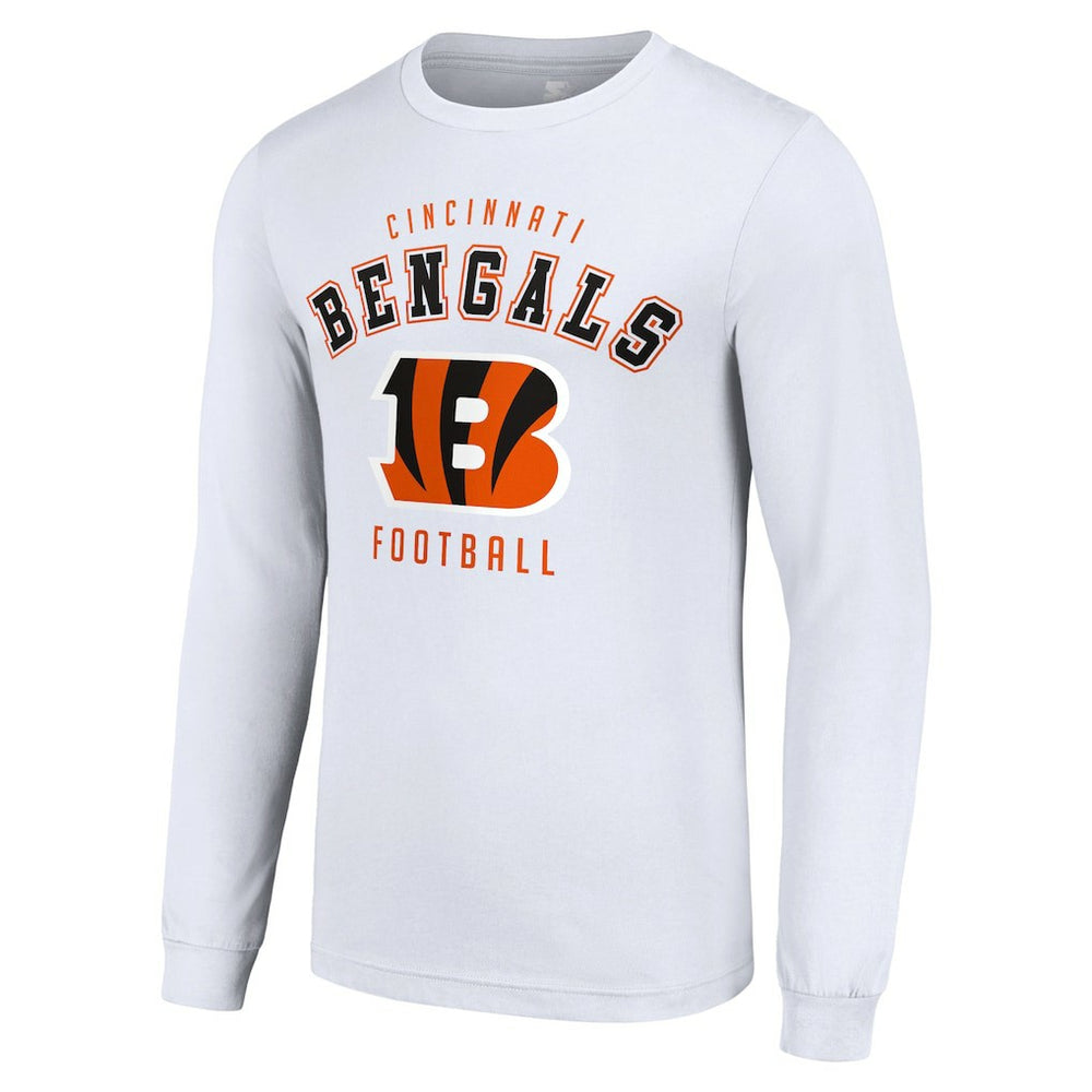 Cincinnati Bengals Starter Long Sleeve T-Shirt - White on sale
