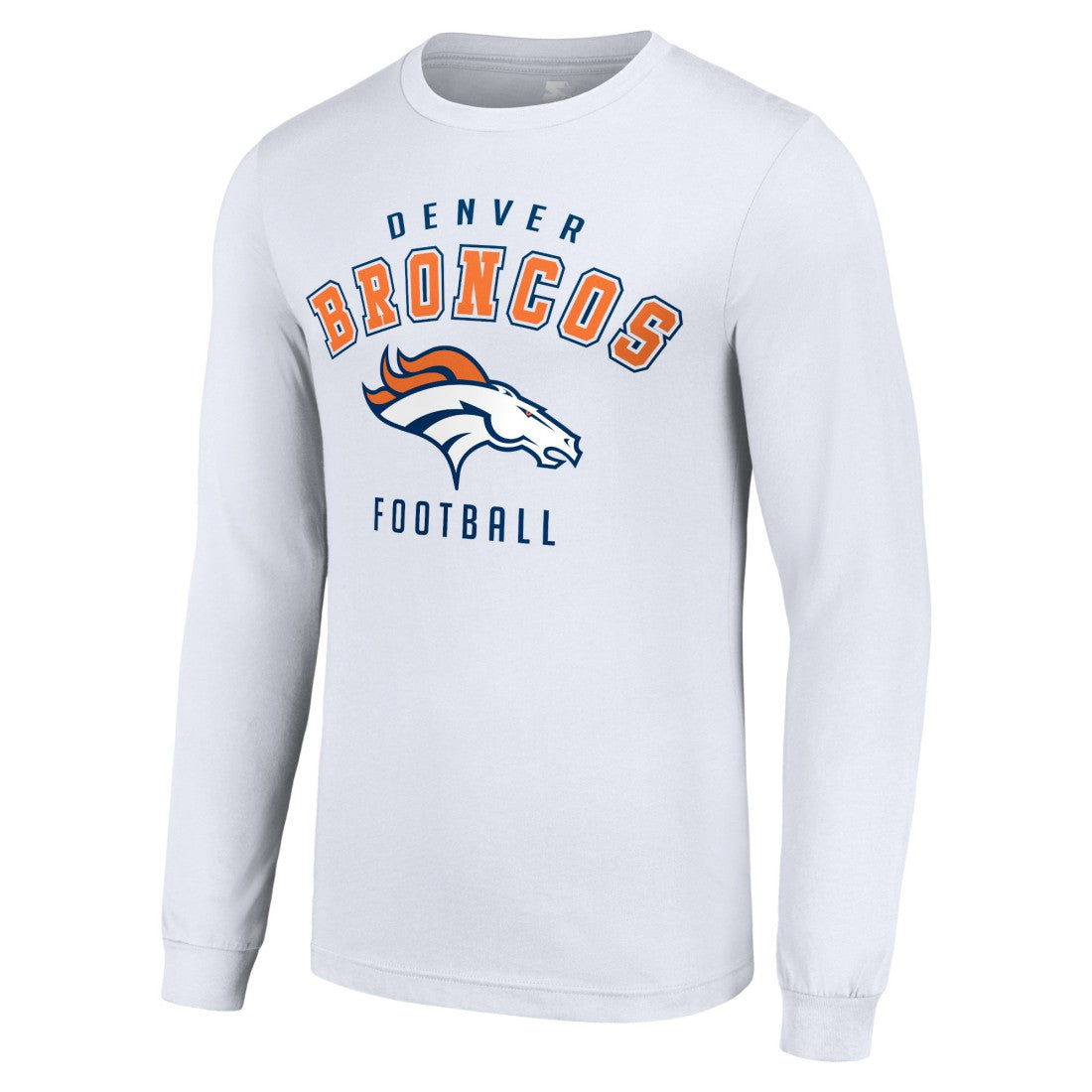 Denver Broncos Starter Long Sleeve T-Shirt - White outlet