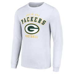 Green Bay Packers Starter Long Sleeve T-Shirt - White online