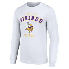 Minnesota Vikings Starter Long Sleeve T-Shirt - White discount