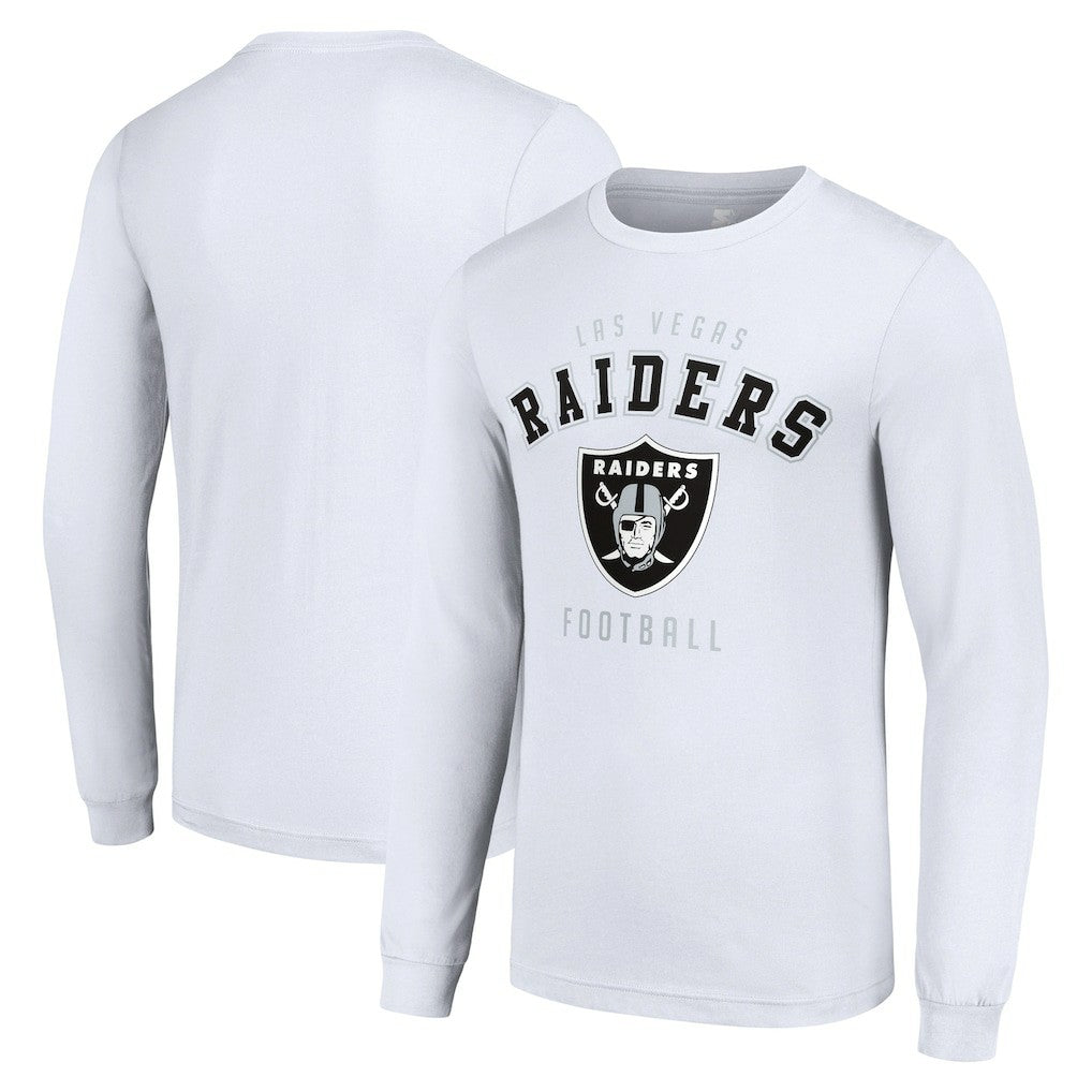 Las Vegas Raiders Starter Long Sleeve T-Shirt - White online