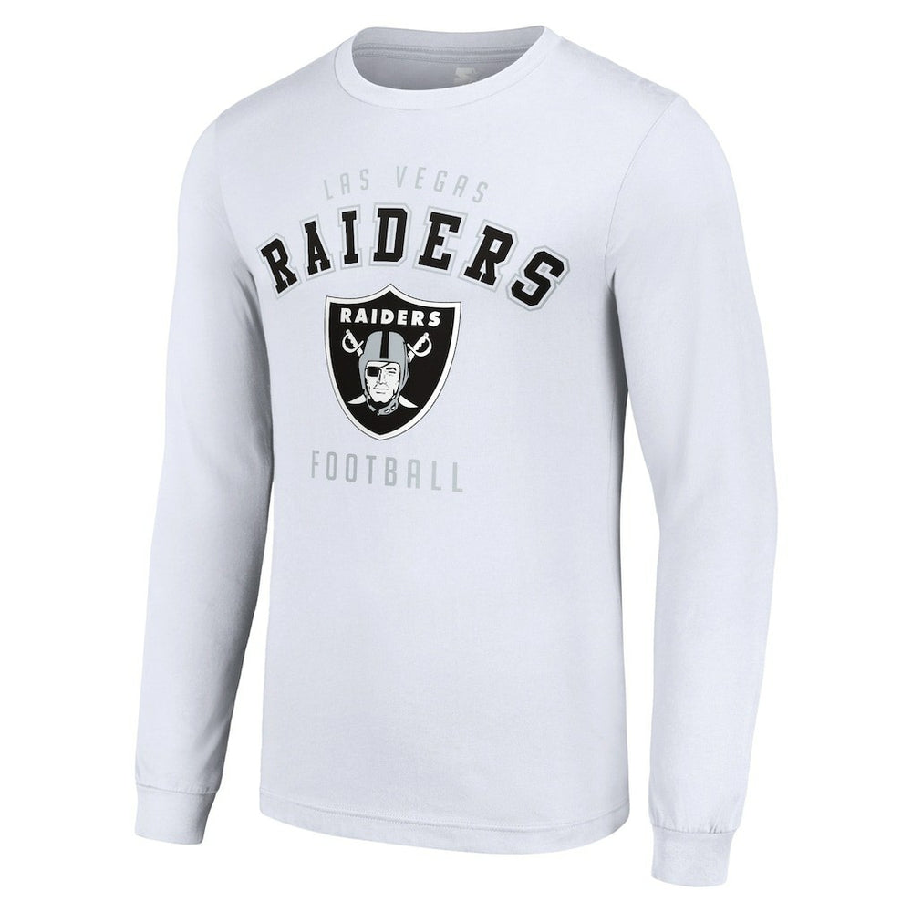 Las Vegas Raiders Starter Long Sleeve T-Shirt - White online