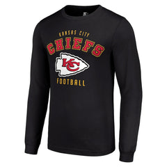 Kansas City Chiefs Starter Long Sleeve T-Shirt - Black outlet