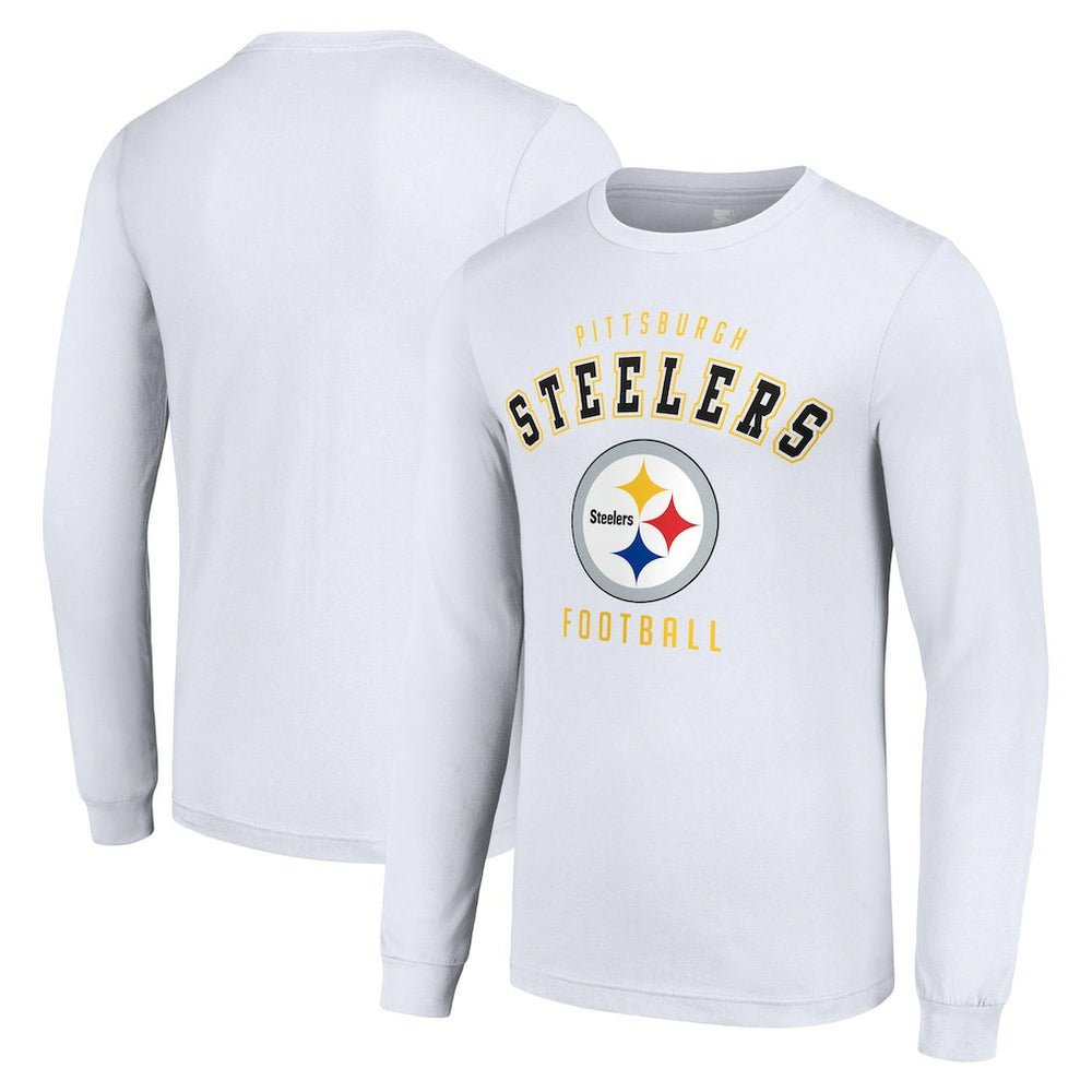 Pittsburgh Steelers Starter Long Sleeve T-Shirt - White online