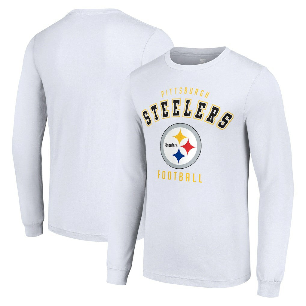 Pittsburgh Steelers Starter Long Sleeve T-Shirt - White online