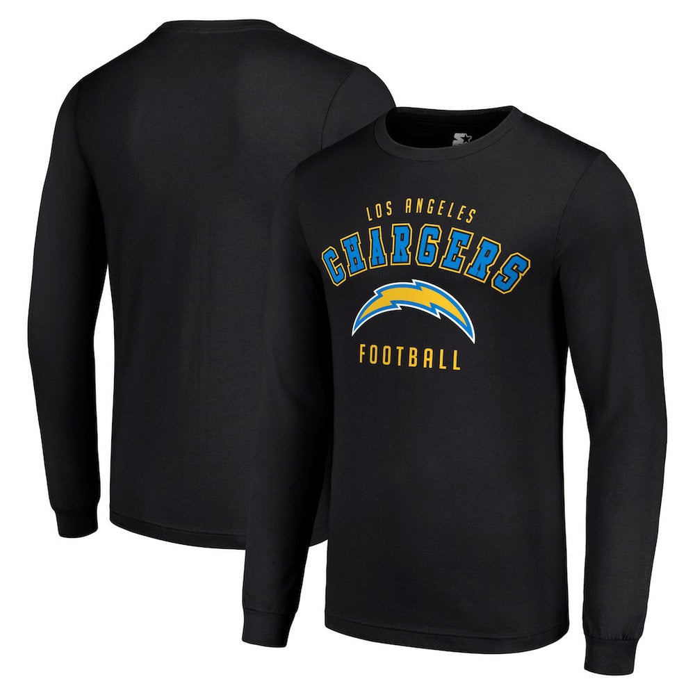 Los Angeles Chargers Starter Long Sleeve T-Shirt - Black on sale