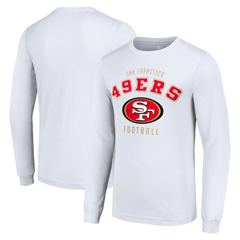 San Francisco 49ers Starter Long Sleeve T-Shirt - White outlet