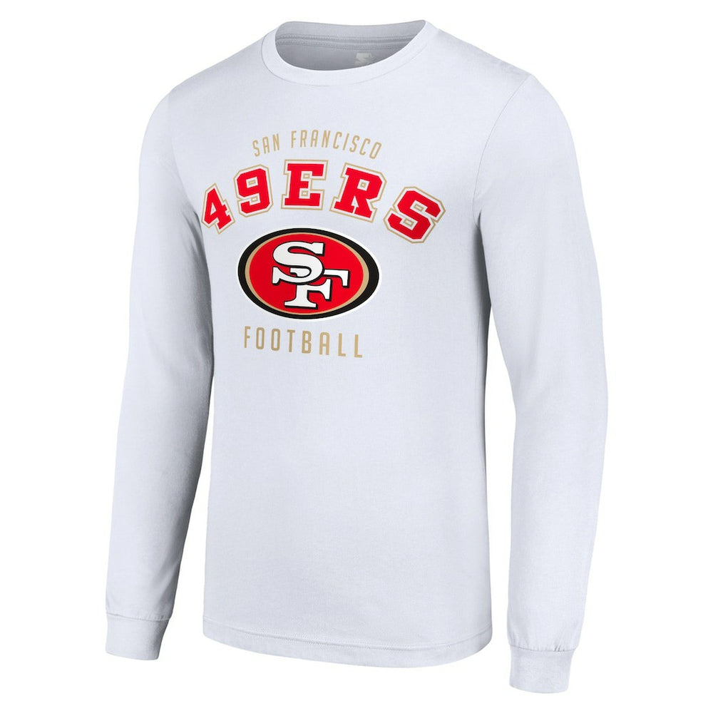 San Francisco 49ers Starter Long Sleeve T-Shirt - White outlet