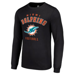 Miami Dolphins Starter Long Sleeve T-Shirt - Black online