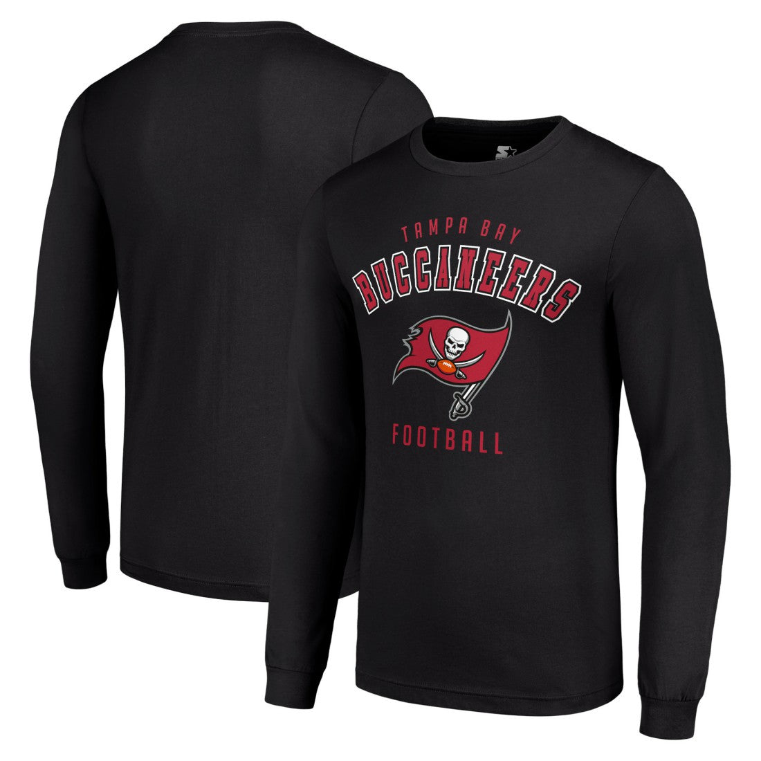 Tampa Bay Buccaneers Starter Long Sleeve T-Shirt - Black for sale