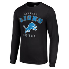 Detroit Lions Starter Long Sleeve T-Shirt - Black online