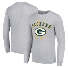 Green Bay Packers Starter Long Sleeve T-Shirt - Heather Gray outlet