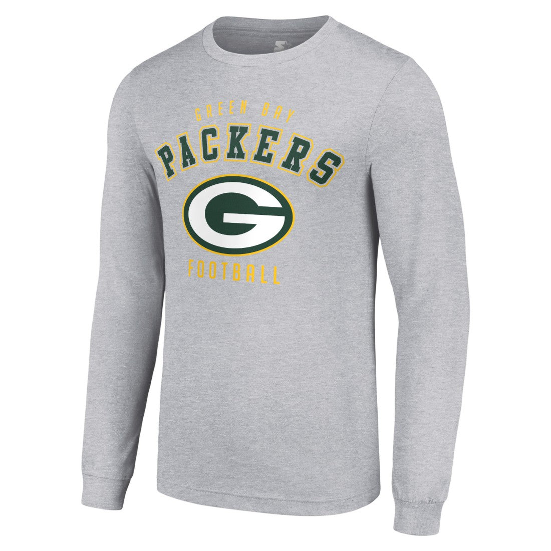 Green Bay Packers Starter Long Sleeve T-Shirt - Heather Gray outlet