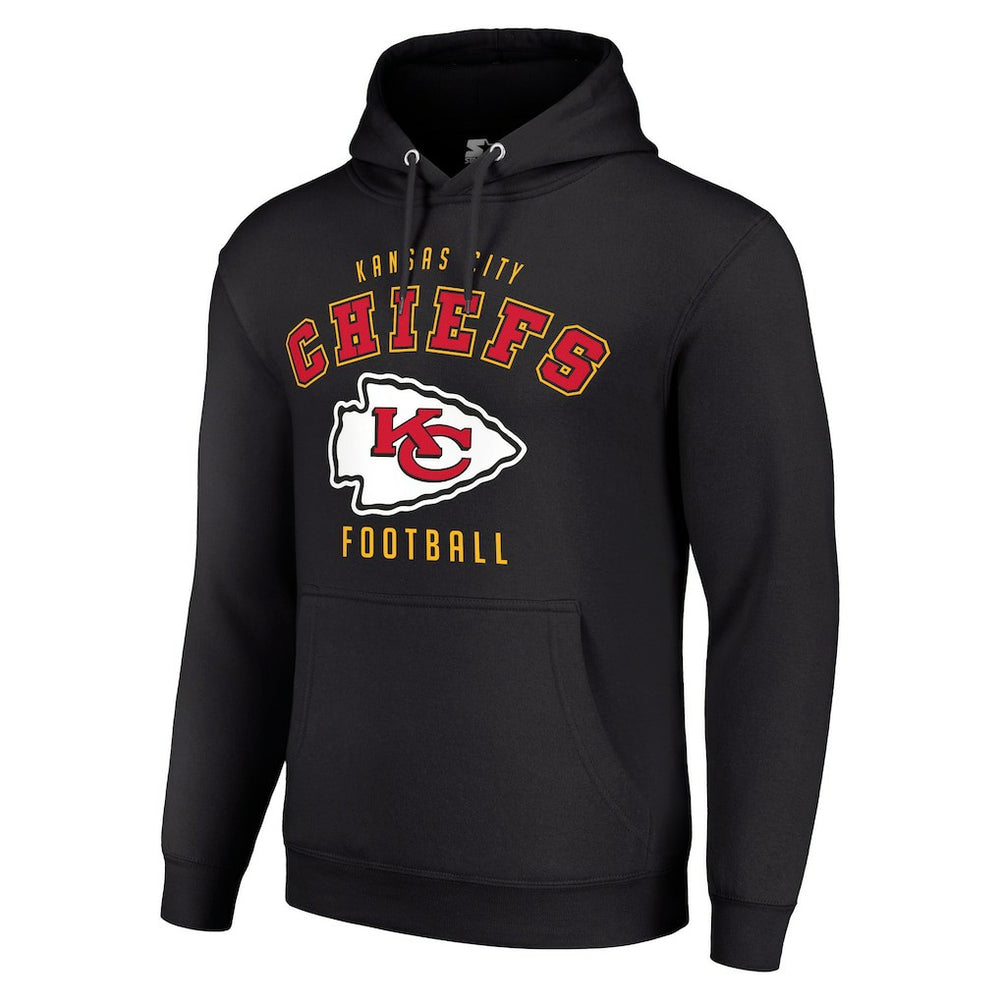 Kansas City Chiefs Starter Unisex Logo Pullover Hoodie - Black online