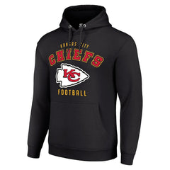 Kansas City Chiefs Starter Unisex Logo Pullover Hoodie - Black online