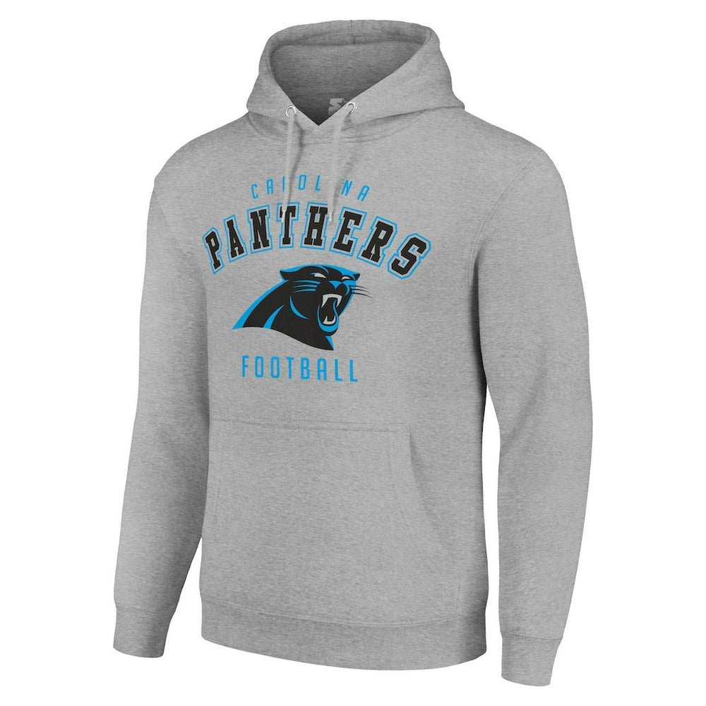 Carolina Panthers Starter Unisex Logo Pullover Hoodie - Heather Gray online