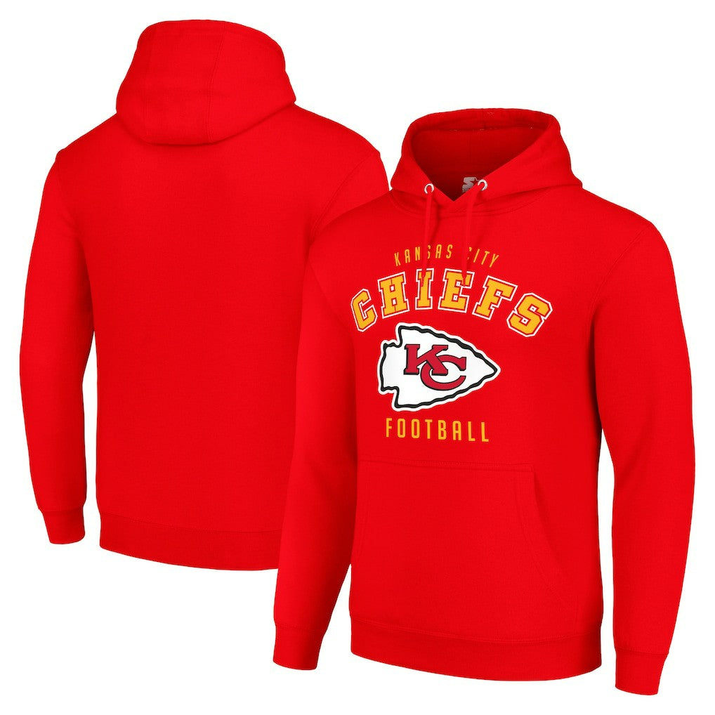 Kansas City Chiefs Starter Unisex Logo Pullover Hoodie - Red online