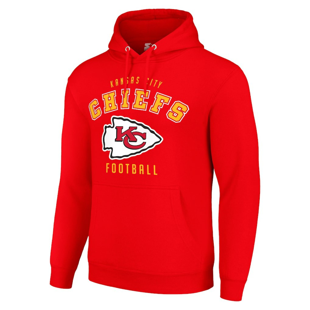 Kansas City Chiefs Starter Unisex Logo Pullover Hoodie - Red online