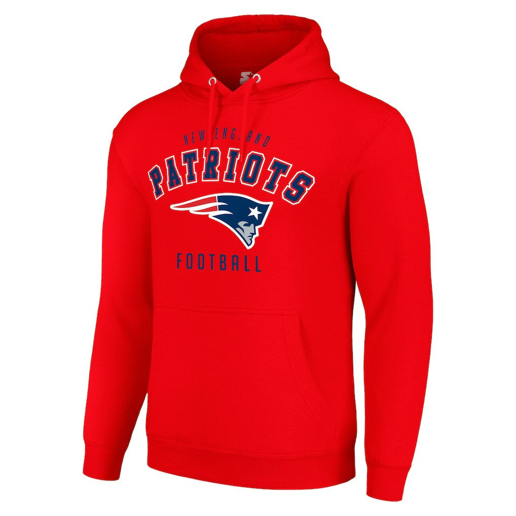 New England Patriots Starter Unisex Logo Pullover Hoodie - Red on sale