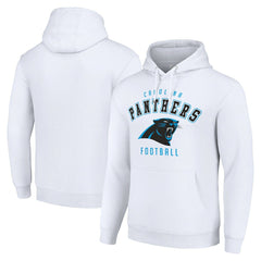 Carolina Panthers Starter Unisex Logo Pullover Hoodie - White sale