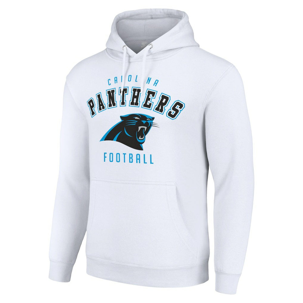 Carolina Panthers Starter Unisex Logo Pullover Hoodie - White sale