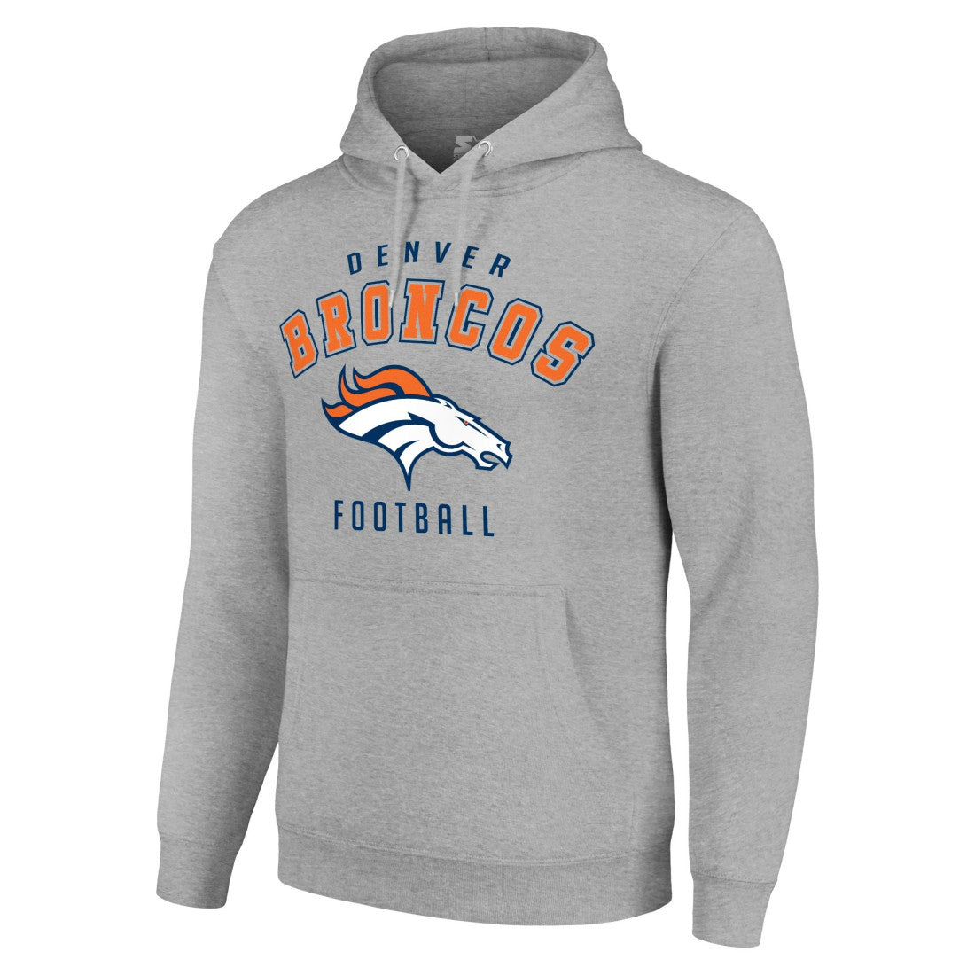 Denver Broncos Starter Unisex Logo Pullover Hoodie - Heather Gray for sale