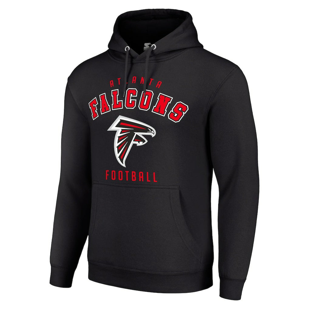 Atlanta Falcons Starter Unisex Logo Pullover Hoodie - Black on sale