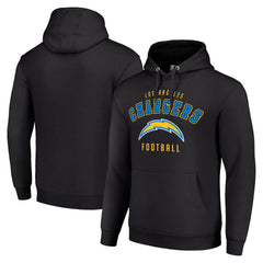 Los Angeles Chargers Starter Unisex Logo Pullover Hoodie - Black cheap