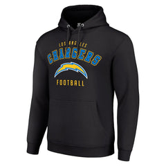 Los Angeles Chargers Starter Unisex Logo Pullover Hoodie - Black cheap