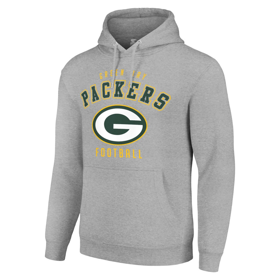 Green Bay Packers Starter Unisex Logo Pullover Hoodie - Heather Gray outlet