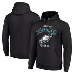 Philadelphia Eagles Starter Unisex Logo Pullover Hoodie - Black discount