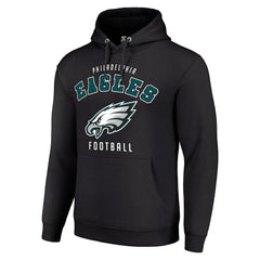 Philadelphia Eagles Starter Unisex Logo Pullover Hoodie - Black discount