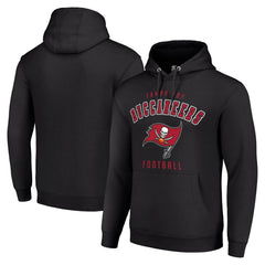 Tampa Bay Buccaneers Starter Unisex Logo Pullover Hoodie - Black cheap
