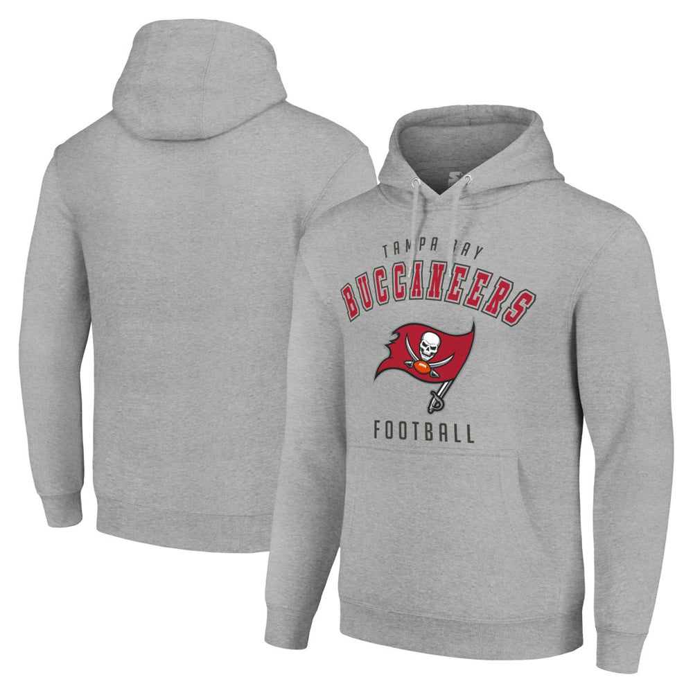 Tampa Bay Buccaneers Starter Unisex Logo Pullover Hoodie - Heather Gray online