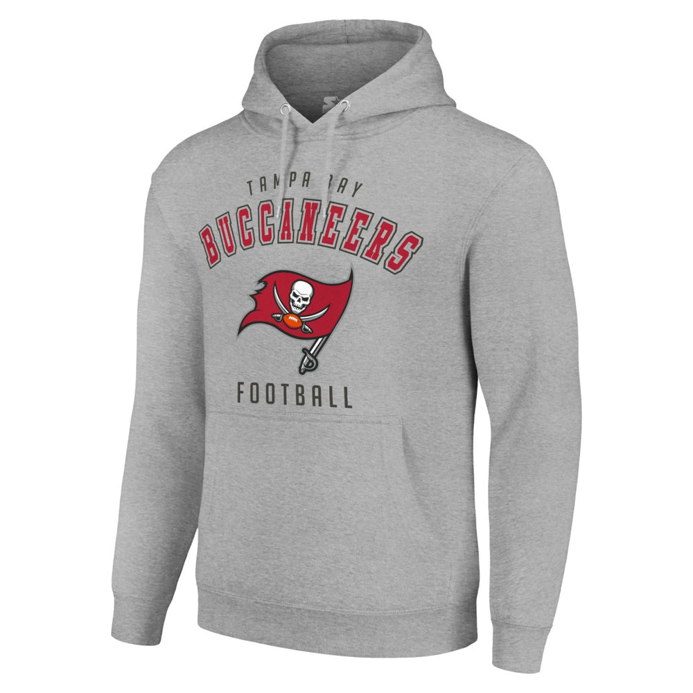 Tampa Bay Buccaneers Starter Unisex Logo Pullover Hoodie - Heather Gray online