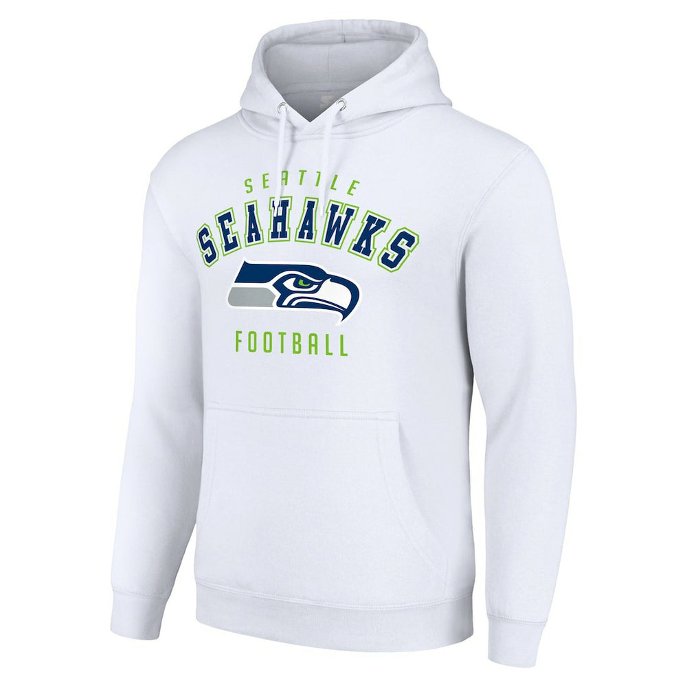 Seattle Seahawks Starter Unisex Logo Pullover Hoodie - White online