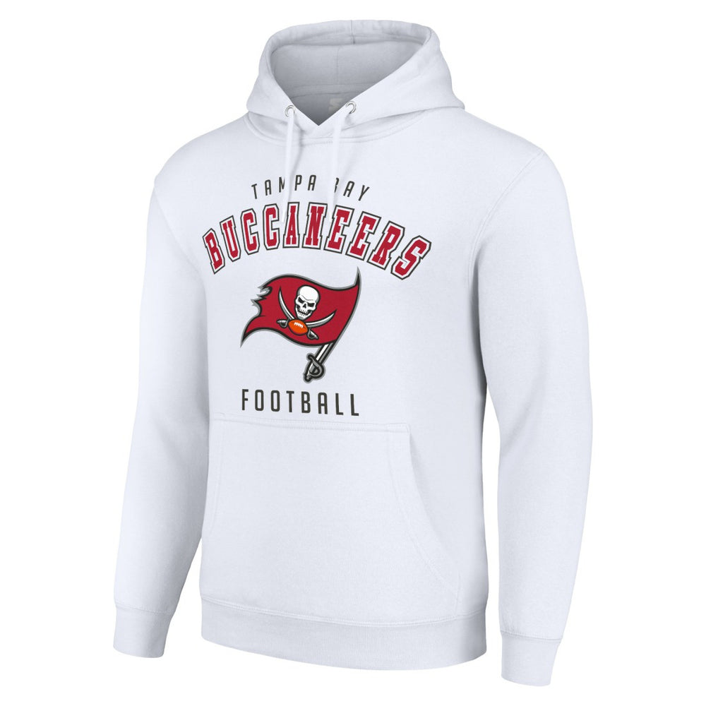 Tampa Bay Buccaneers Starter Unisex Logo Pullover Hoodie - White discount