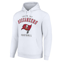 Tampa Bay Buccaneers Starter Unisex Logo Pullover Hoodie - White discount
