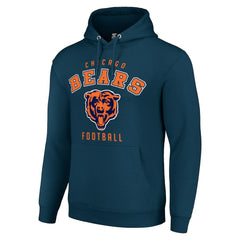 Chicago Bears Starter Unisex Logo Pullover Hoodie - Navy for sale