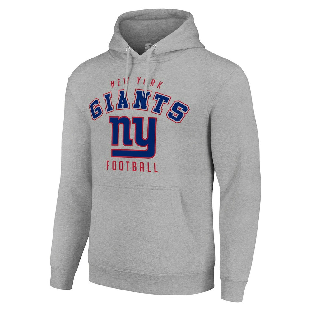 New York Giants Starter Unisex Logo Pullover Hoodie - Heather Gray cheap