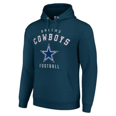 Dallas Cowboys Starter Unisex Logo Pullover Hoodie - Navy for sale