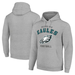 Philadelphia Eagles Starter Unisex Logo Pullover Hoodie - Heather Gray outlet