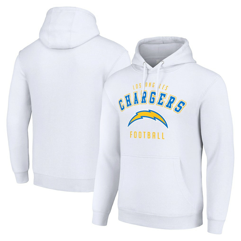 Los Angeles Chargers Starter Unisex Logo Pullover Hoodie - White sale