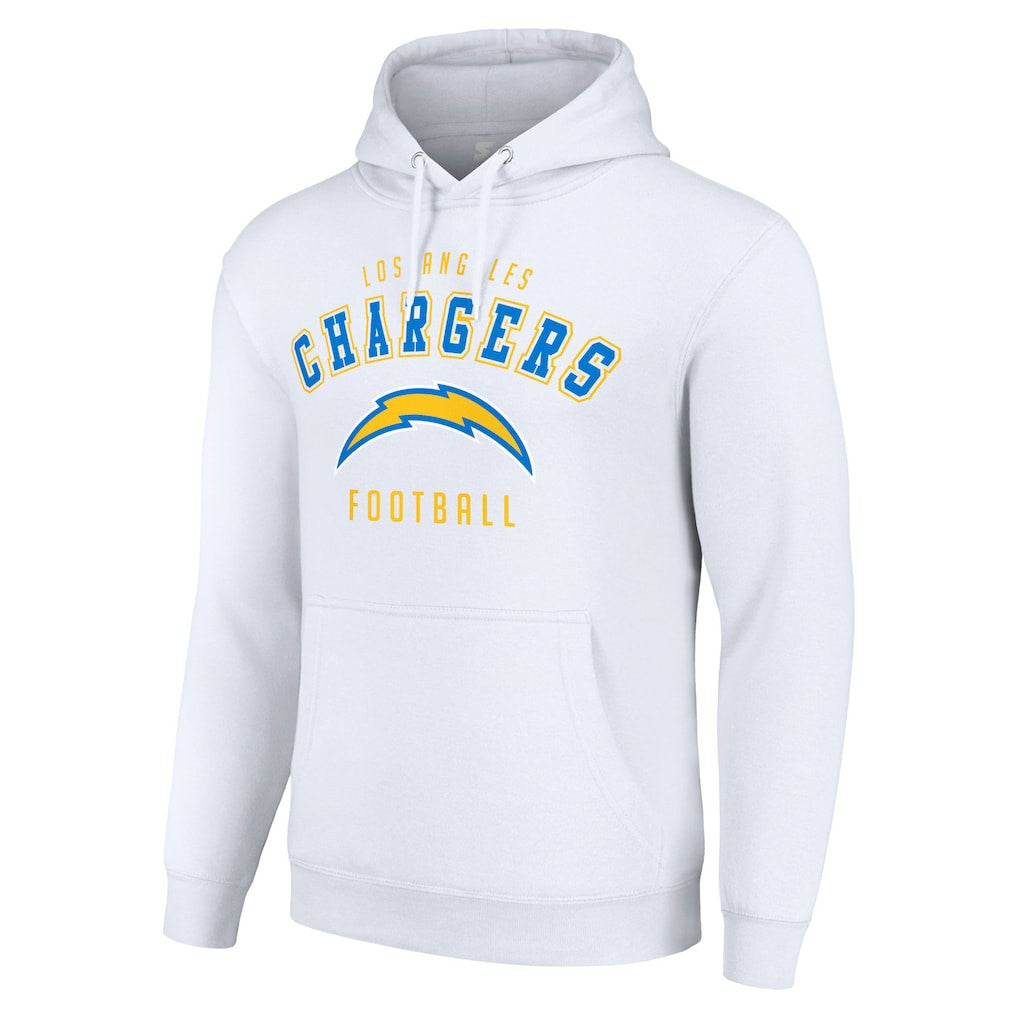 Los Angeles Chargers Starter Unisex Logo Pullover Hoodie - White sale