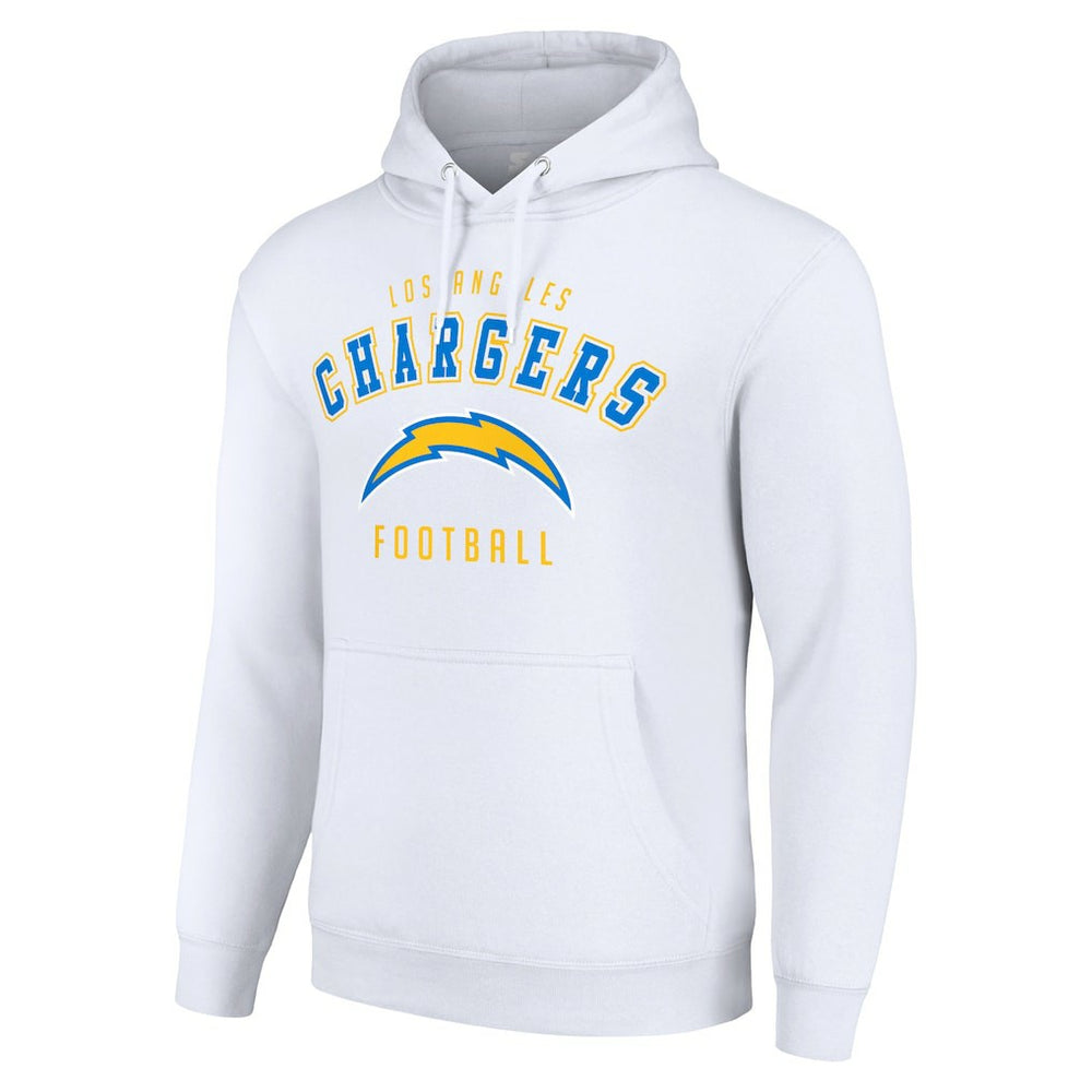 Los Angeles Chargers Starter Unisex Logo Pullover Hoodie - White sale