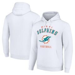 Miami Dolphins Starter Unisex Logo Pullover Hoodie - White on sale